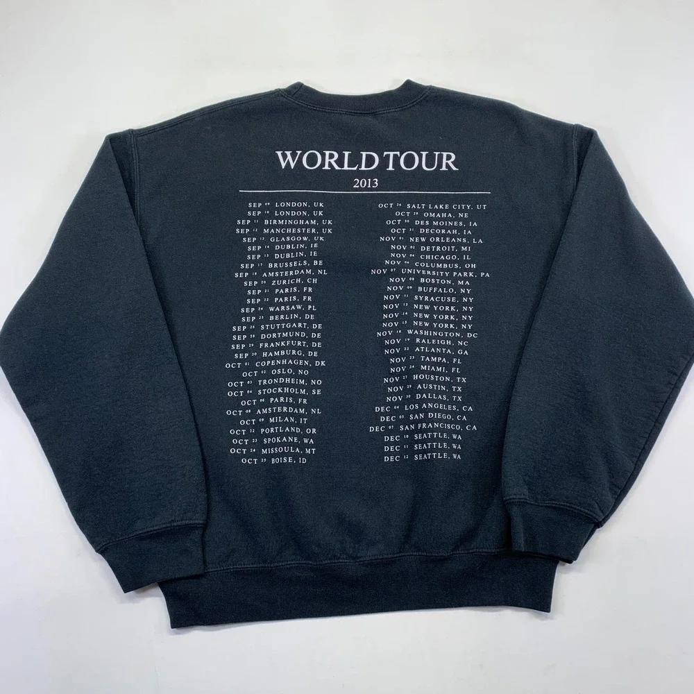 Macklemore & Ryan‎ Lewis World Tour 2013 Crewneck Sweatshirt Mens Medium